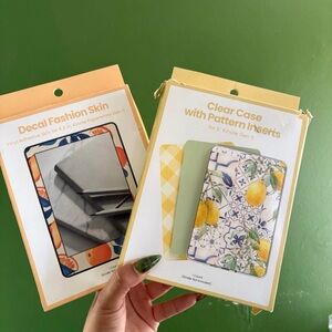 Clear Case for Kindle and decal fashion skin for 6” kindle gen 11